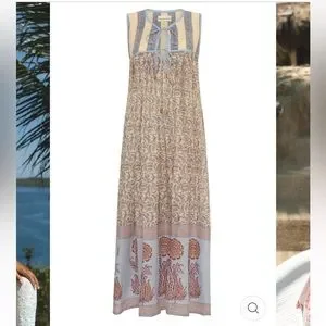 ワンピース Daughters of India AahnaDress ~ BlueBell Sita Maxi Dress ~ Bluebell – Daughters of India